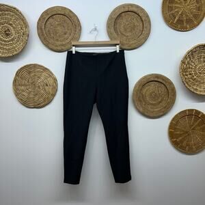 White House Black Market The Skinny Pant Trouser 12 Black Side Zipper Ankle